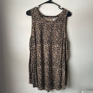 Old Navy Leopard Tank